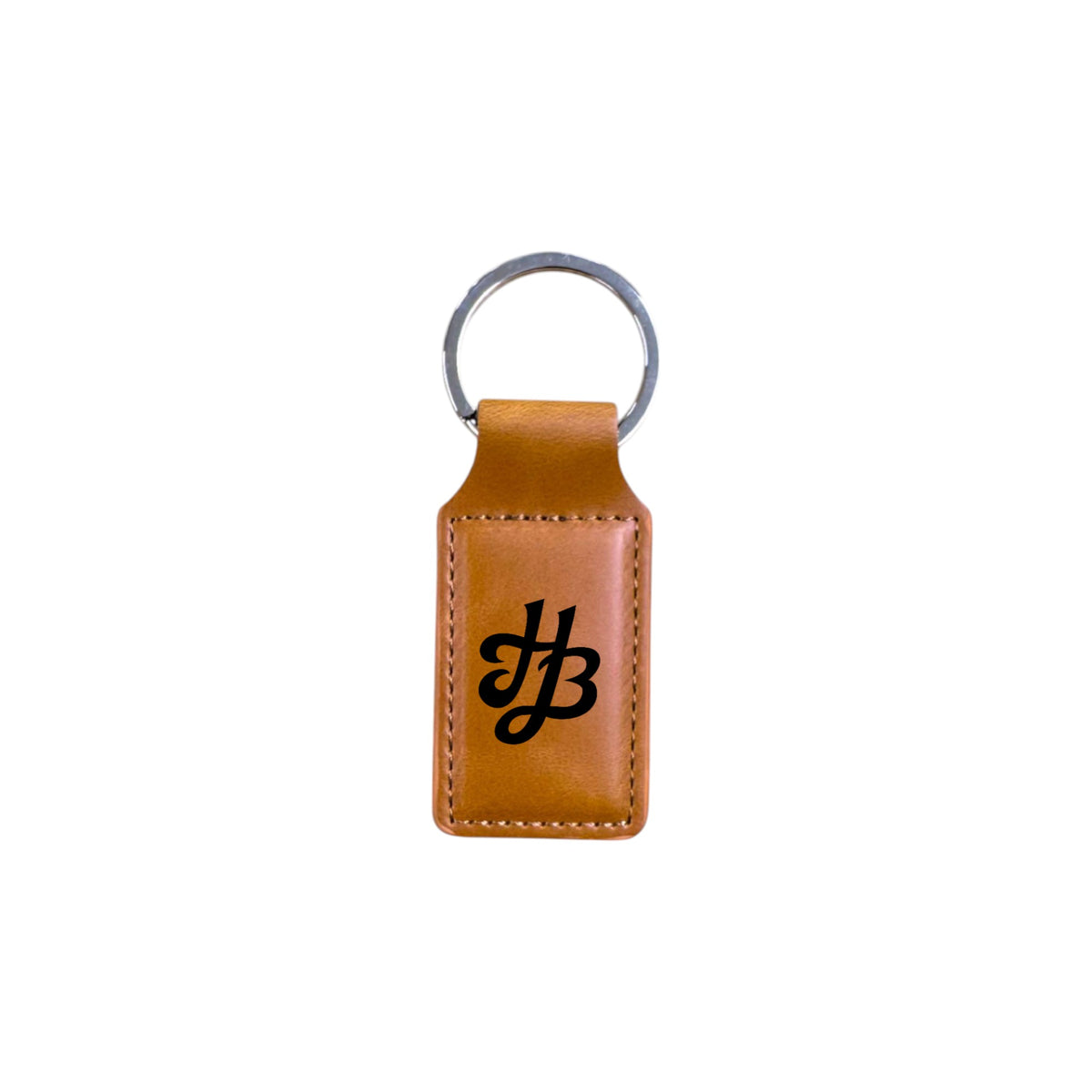 2" Rectangle Toffee Keychain