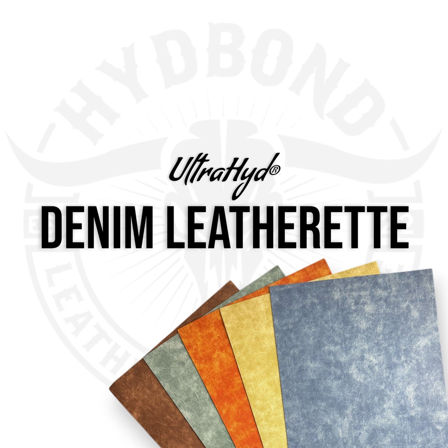 DENIM HYDBOND LEATHERETTE SHEET PANELS (12"x24") ULTRAHYD®