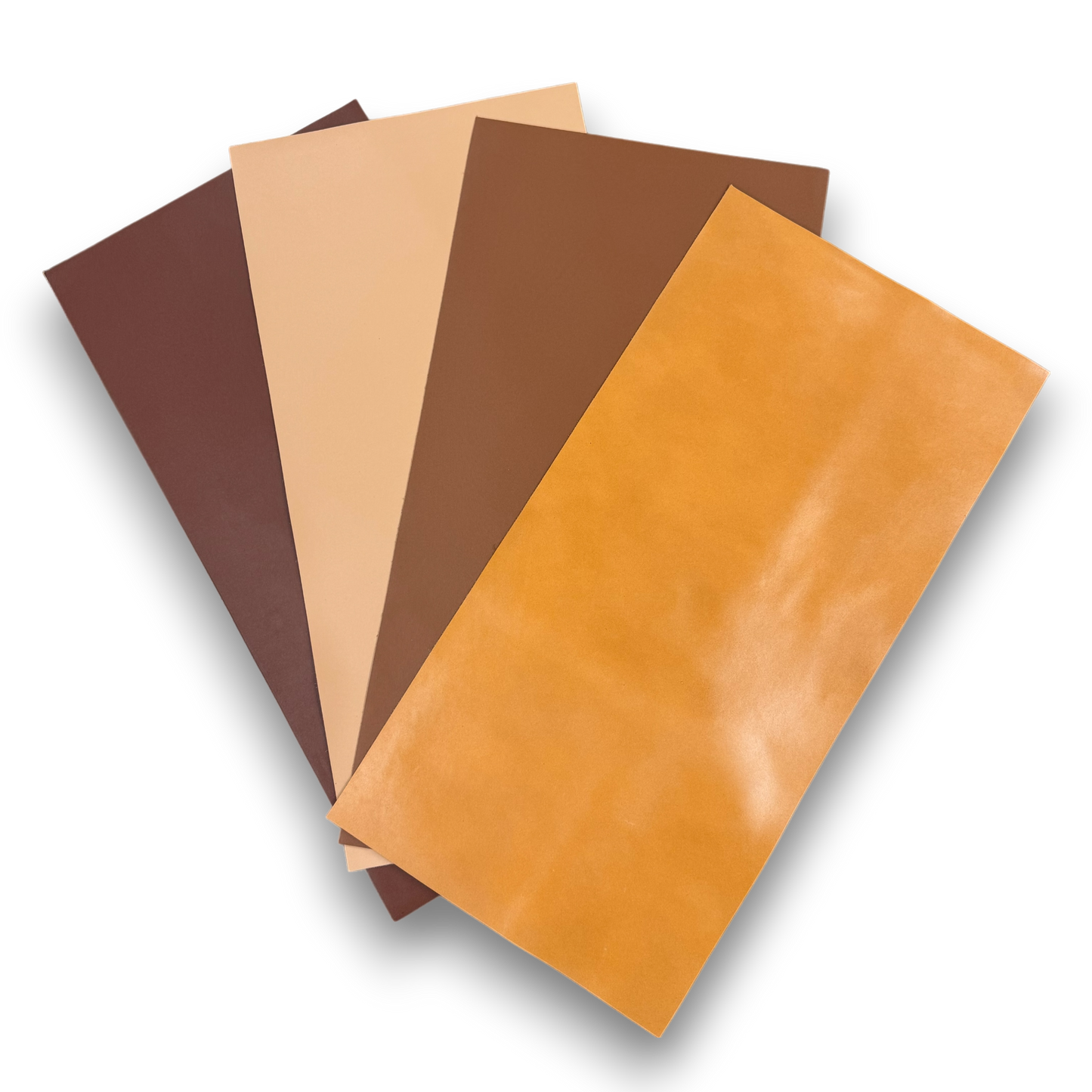 TRUGRAIN 4 PACK (LEATHER PANELS) - RESERVE, NATURAL TAN, RAWHIDE, GLAZED TAN