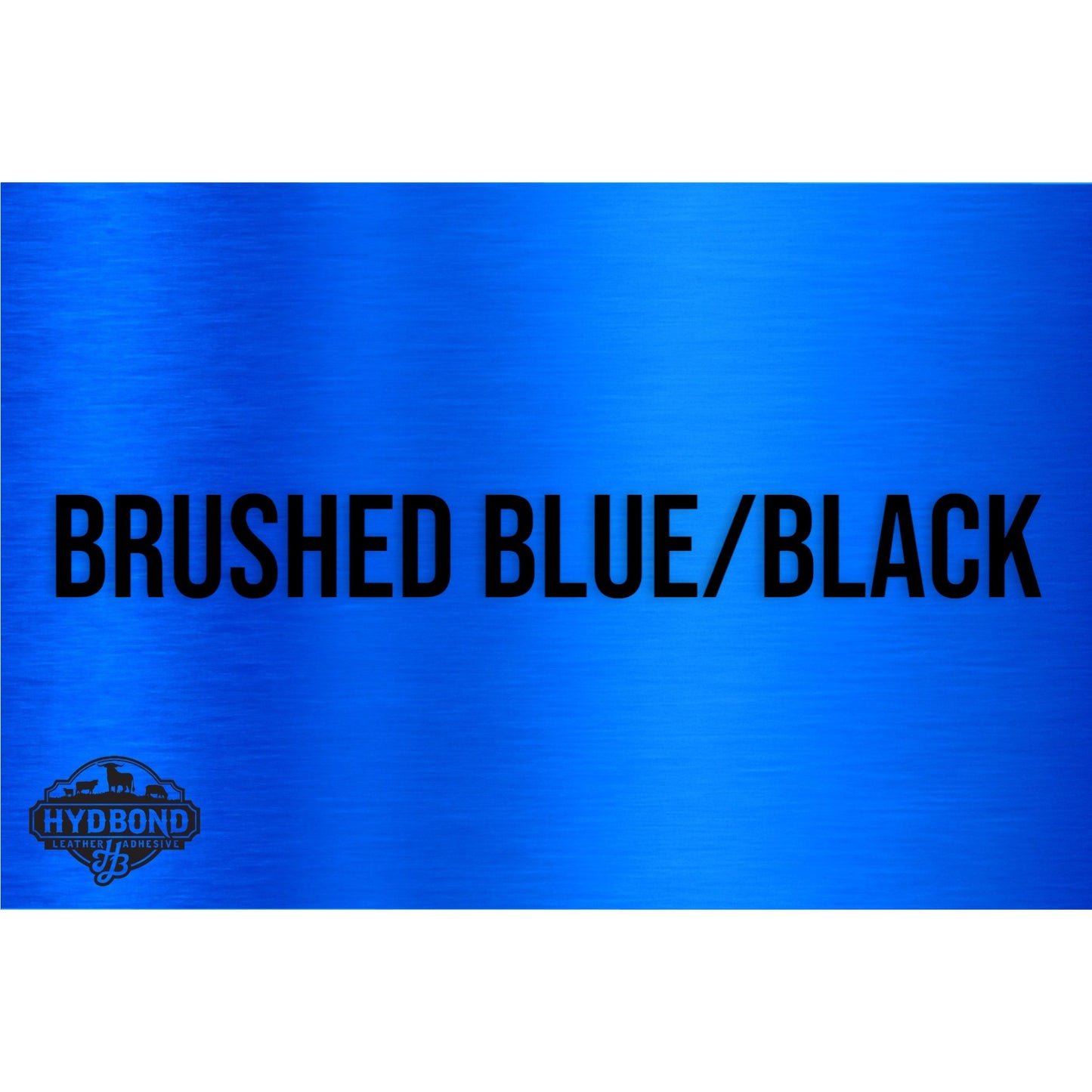 HYDBOND 12"x24"x1/16" BRUSHED BLUE/BLACK DUAL-TEC ACRYLIC PANEL