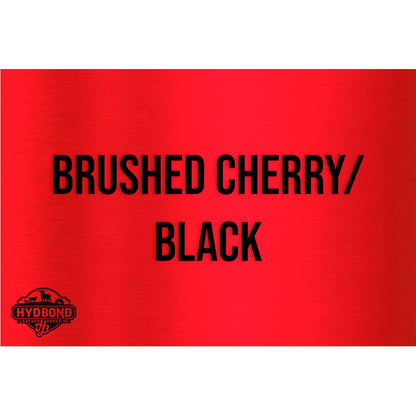 HYDBOND 12"x24"x1/16" BRUSHED CHERRY/BLACK DUAL-TEC ACRYLIC PANEL