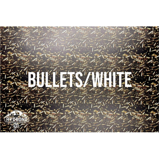 HYDBOND 12"x24"x1/16" BULLETS/WHITE  DUAL-TEC ACRYLIC PANEL