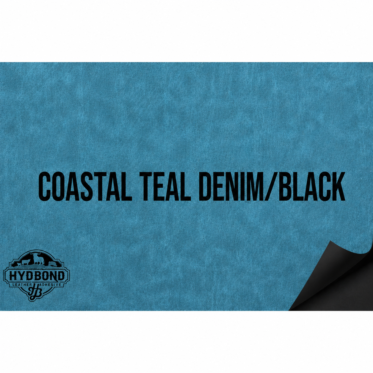 Coastal Teal Denim/Black UltraHyd leatherette product sheet