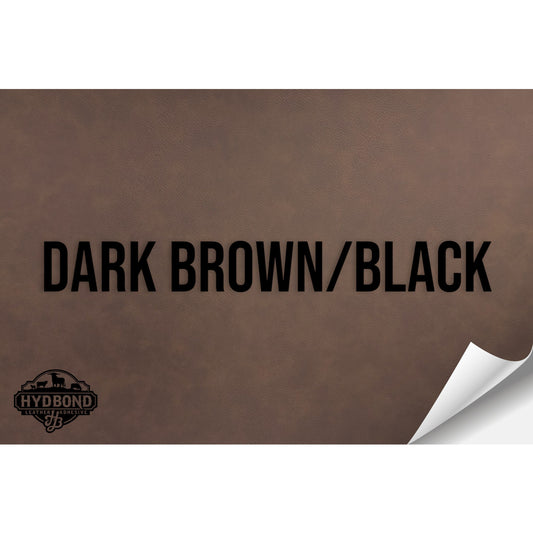 DARK BROWN/BLACK HYDBOND LEATHERETTE SHEET (12"x24")