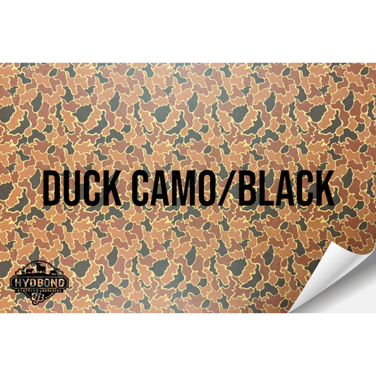 DUCK CAMO/BLACK HYDBOND LEATHERETTE SHEET (12"x24") ULTRAHYD®