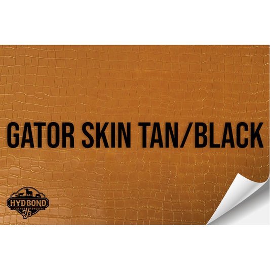 GATOR SKIN TAN/BLACK HYDBOND LEATHERETTE SHEET (12"x24") ULTRAHYD®