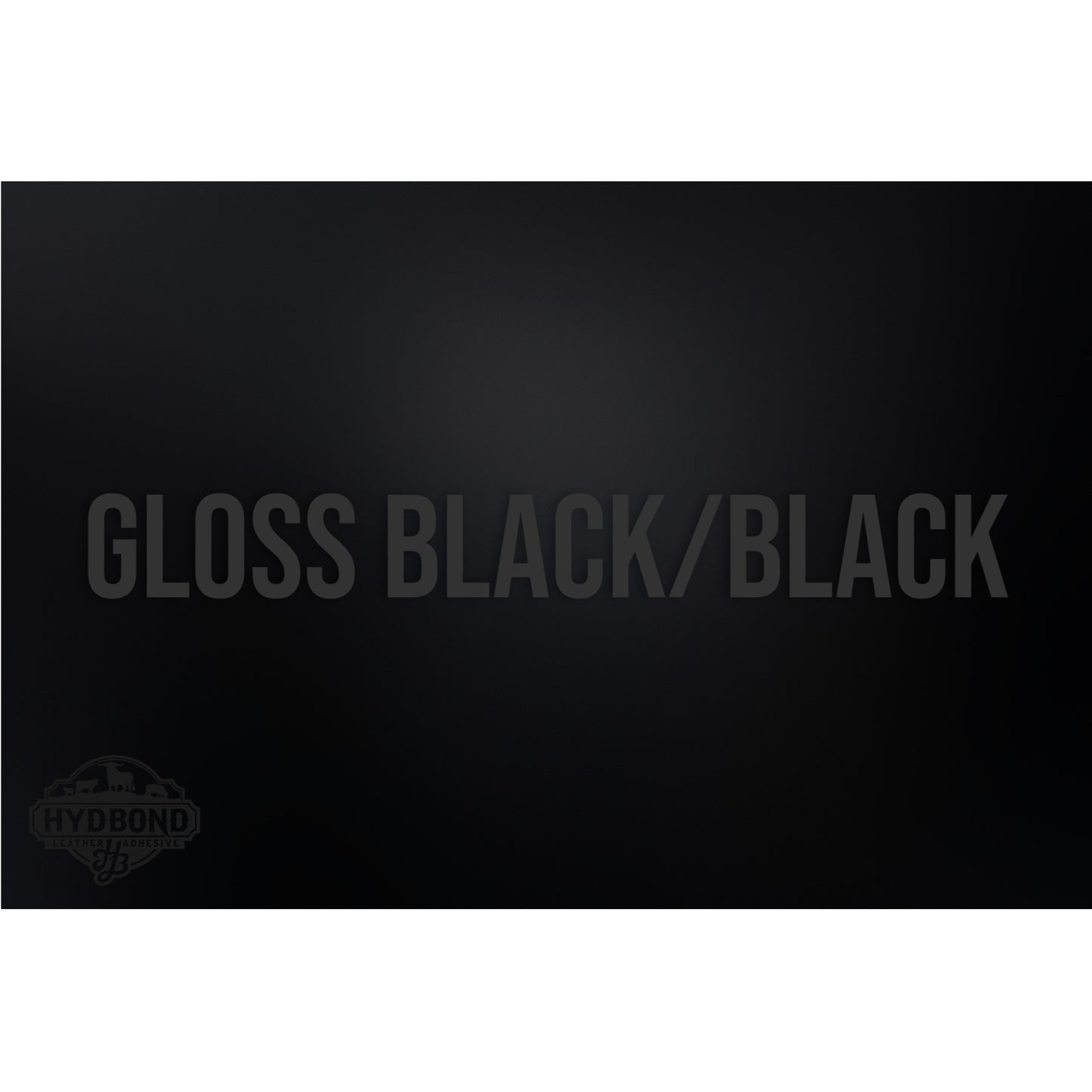 HYDBOND 12"x24"x1/16" GLOSS BLACK / BLACK DUAL-TEC ACRYLIC PANEL