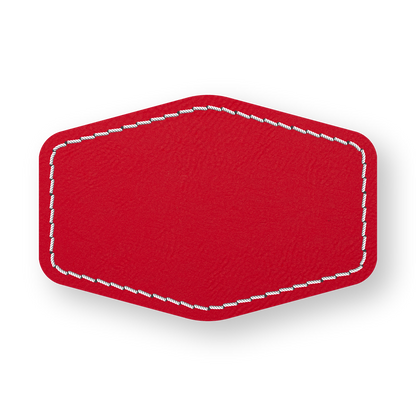 RED/WHITE-HYDBOND UVSTAK™ BLANK PATCHES WITH ADHESIVE