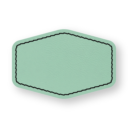 TEAL/BLACK-HYDBOND UVSTAK™ BLANK PATCHES WITH ADHESIVE