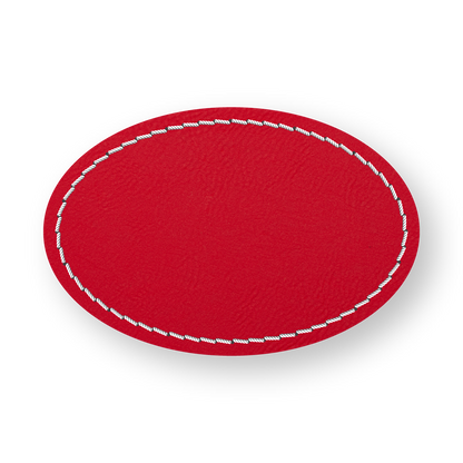 RED/WHITE-HYDBOND UVSTAK™ BLANK PATCHES WITH ADHESIVE