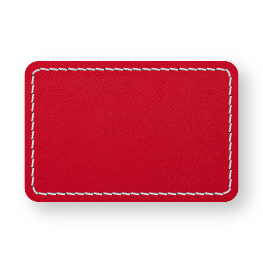 RED/WHITE-HYDBOND UVSTAK™ BLANK PATCHES WITH ADHESIVE