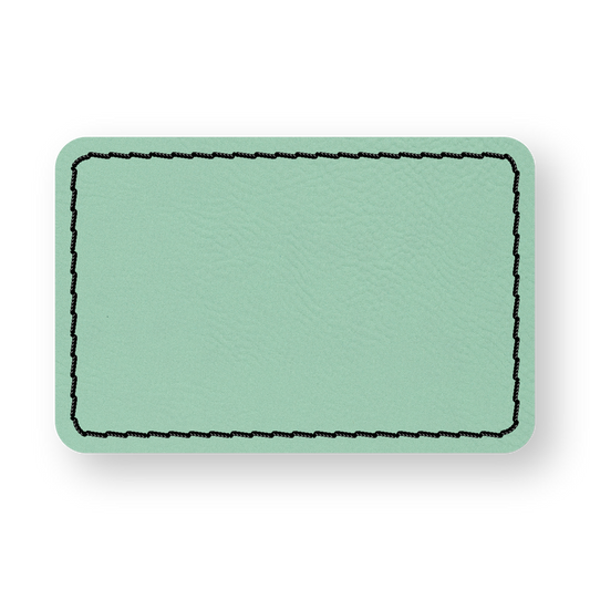 TEAL/BLACK-HYDBOND UVSTAK™ BLANK PATCHES WITH ADHESIVE