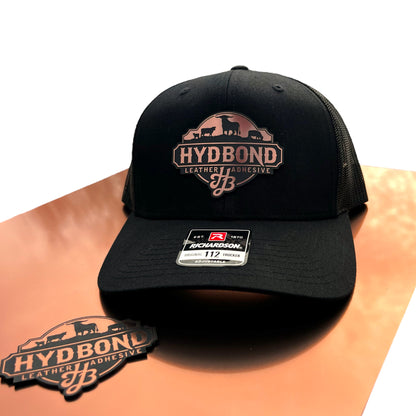 HYDBOND 12"x24"x1/16" BRUSHED COPPER / BLACK DUAL-TEC ACRYLIC PANEL