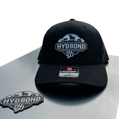 HYDBOND 12"x24"x1/16" BRUSHED STAINLESS / BLACK DUAL-TEC ACRYLIC PANEL