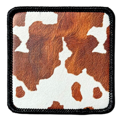 MERROW PATCH BLANKS-COWHIDE/BLACK CAMO WITH ADHESIVE