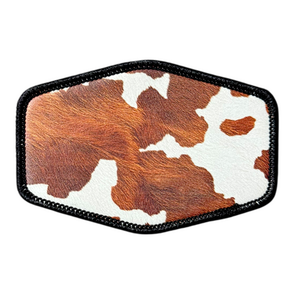 MERROW PATCH BLANKS-COWHIDE/BLACK CAMO WITH ADHESIVE
