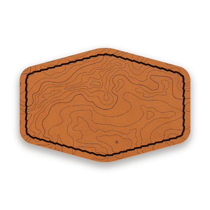TOPO VEG TAN/BLACK-HYDBOND UVSTAK™ BLANK PATCHES WITH ADHESIVE