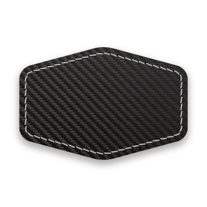 CARBON FIBER BLACK/WHITE-HYDBOND UVSTAK™ BLANK PATCHES WITH ADHESIVE
