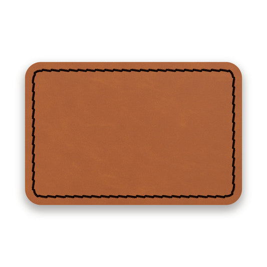 SADDLEHYD RAWHIDE/BLACK-HYDBOND UVSTAK™ BLANK PATCHES WITH ADHESIVE