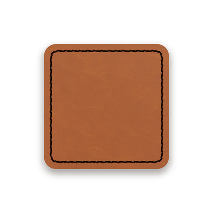 SADDLEHYD RAWHIDE/BLACK-HYDBOND UVSTAK™ BLANK PATCHES WITH ADHESIVE