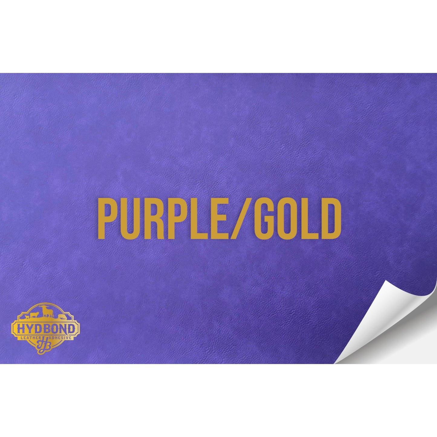 PURPLE/GOLD HYDBOND LEATHERETTE SHEET (12"x24") ULTRAHYD®