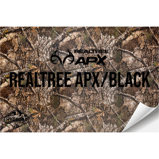 REALTREE APX®/BLACK HYDBOND LEATHERETTE SHEET (12"x24") ULTRAHYD®