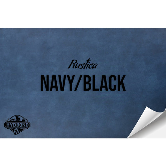 RUSTICA NAVY/BLACK HYDBOND LEATHERETTE SHEET (12"x24") ULTRAHYD®