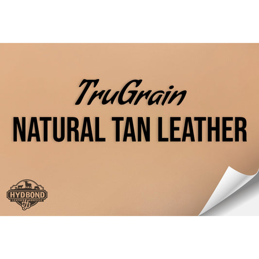 TRUGRAIN NATURAL TAN LEATHER PANEL-SIZE 12"x24"-4-5OZ