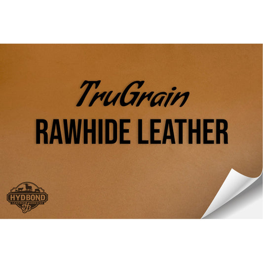 TRUGRAIN RAWHIDE LEATHER PANEL-SIZE 12"x24"-4-5OZ