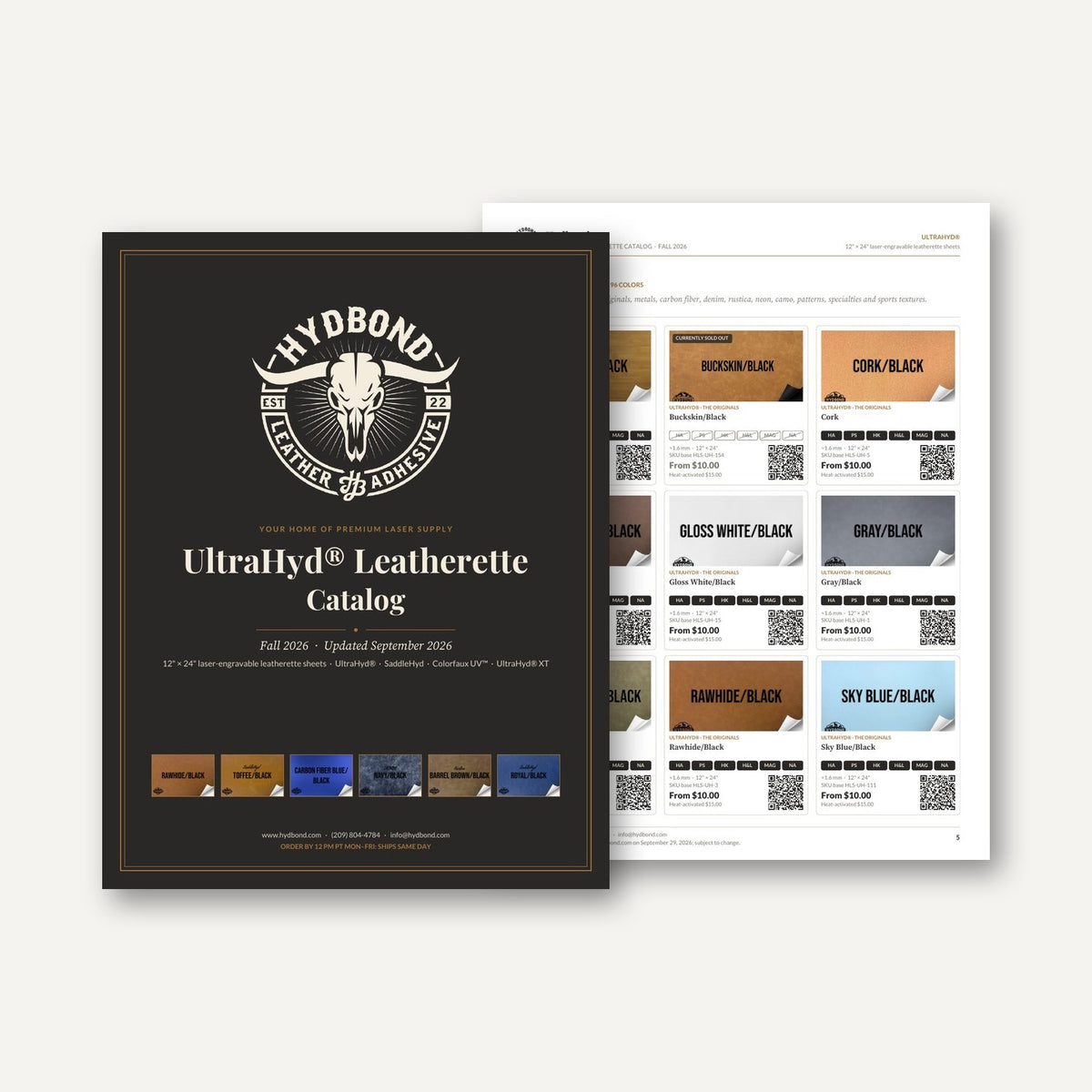 Hydbond UltraHyd Leatherette Catalog Fall 2026